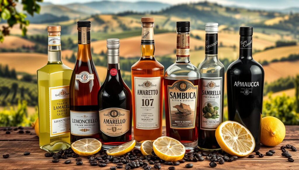 Licores italianos