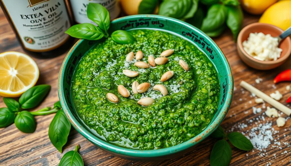 pesto sin ajo