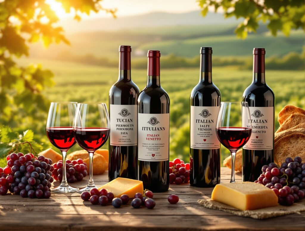 Mejores vinos tintos italianos: Regiones, variedades y sabores únicos