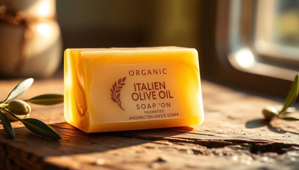 Jabón orgánico con aceite de oliva