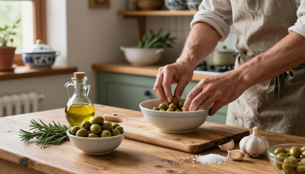 Cómo aliñar aceitunas verdes al estilo italiano Cómo aliñar aceitunas verdes al estilo italiano