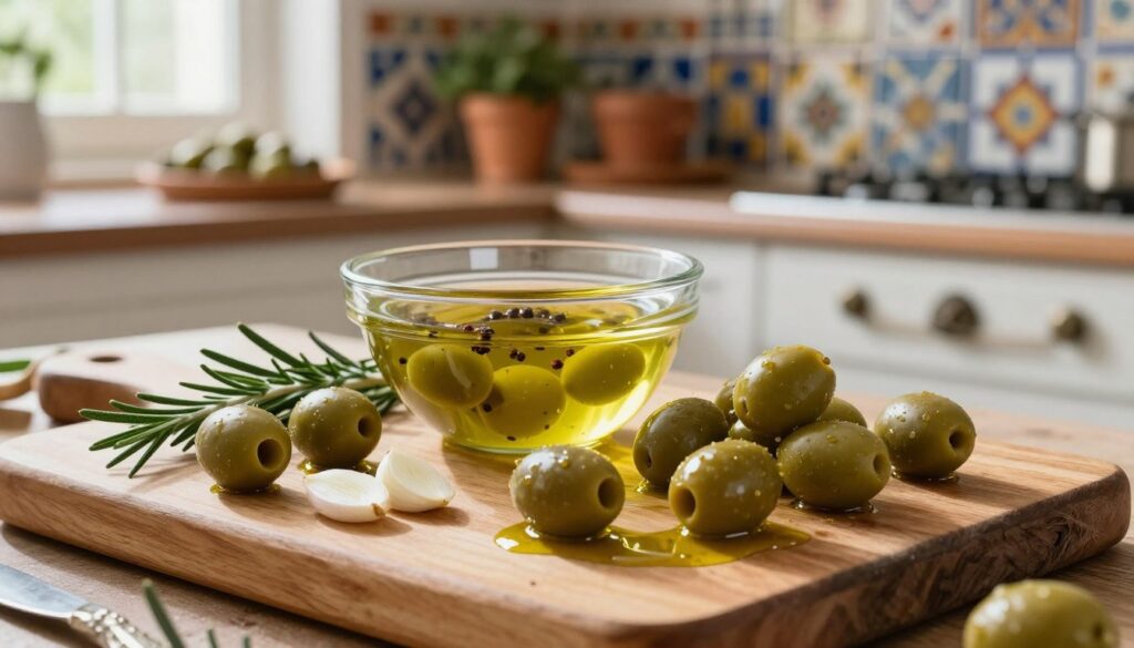 Cómo aliñar aceitunas verdes al estilo italiano Cómo aliñar aceitunas verdes al estilo italiano